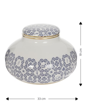 Jarrón Vista Alegre Transatlántica de porcelana