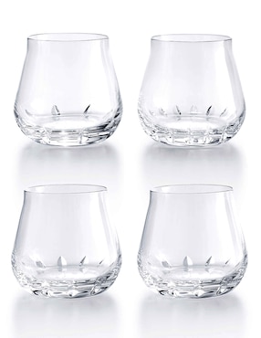 Set vasos Baccarat de cristal con 4 piezas