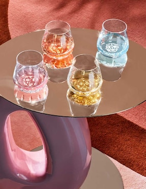 Set vasos Baccarat de cristal con 4 piezas