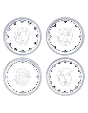 Set vasos Baccarat de cristal con 4 piezas