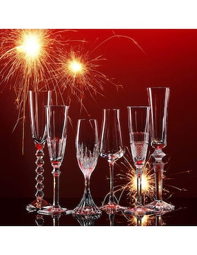 Set de copas para champán Baccarat Coffret de cristal