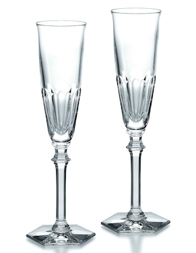 Set de copas para champán Baccarat Harcourt Eve de cristal