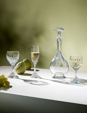 Set de copas para champán Baccarat Massena de cristal