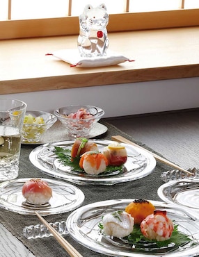 Plato para taza Baccarat Swing de cristal