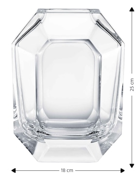 Florero Baccarat Octogone de cristal