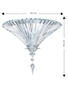 Lámpara Baccarat blanca Mille Nuits
