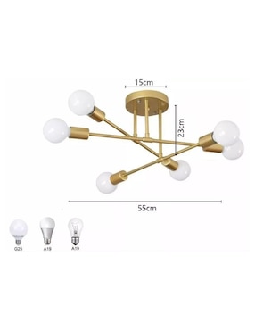 Candelabro de hierro Genérica