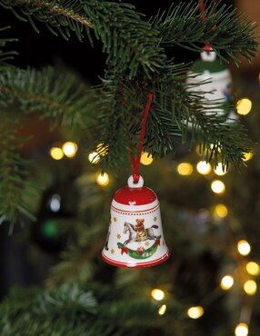 Figura decorativa de campana Villeroy & Boch My Christmas Tree de porcelana