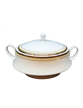 Vajilla cerrada Noritake rochester gold de porcelana para 12 personas