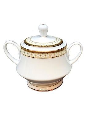 Vajilla cerrada Noritake rochester gold de porcelana para 12 personas