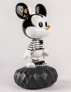 Escultura Lladró Mickey Mouse Black & White