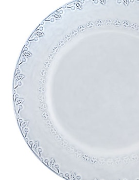 Plato trinche Bordallo Pinheiro Flora de loza