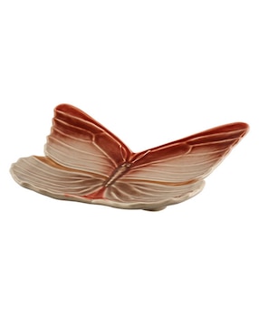 Plato postre Bordallo Pinheiro Cloudy Butterflies de loza