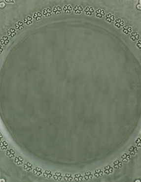 Plato trinche Bordallo Pinheiro Flora de loza