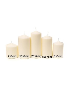 Vela de figura Proudco 5 piezas