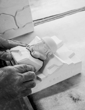 Escultura Stormtrooper Lladró Star Wars de porcelana