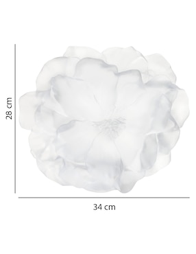 Florero Daum Camélia de cristal