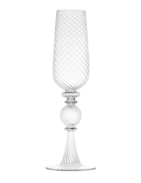 Set de copas para champán Christofle Tourbillon de cristal