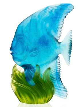 Escultura Daum Poisson Platax Maya de cristal
