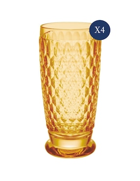 Vaso highball Villeroy & Boch Boston de cristal con 4 piezas