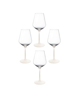 Set de copas para vino tinto Villeroy & Boch Manufactura Rock de cristal