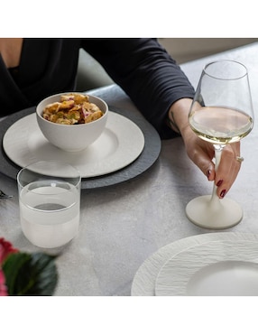 Set de copas para vino blanco Villeroy & Boch Manufacture Rock de cristal