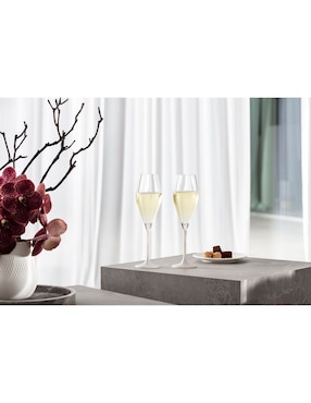 Set de copas para champán Villeroy & Boch Manufacture Rock de cristal