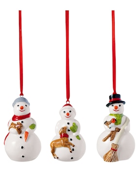 Ornamento navidad muñeco nieve Villeroy & Boch Nostalgy Ornaments