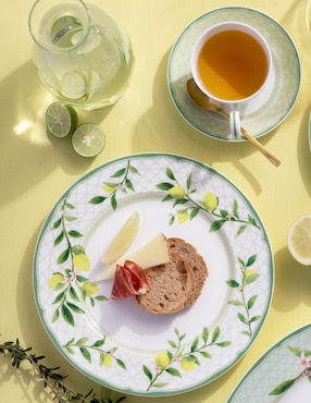 Vajilla cerrada Noritake Sorrento Breeze de porcelana para 12 personas