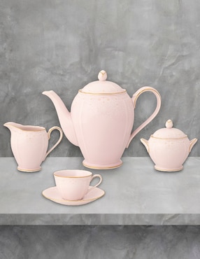 Vajilla cerrada Noritake Rose Bouquet de porcelana para 12 personas