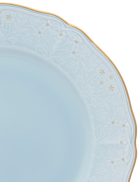 Vajilla cerrada Noritake Morning Bouquet Azul de porcelana para 12 personas