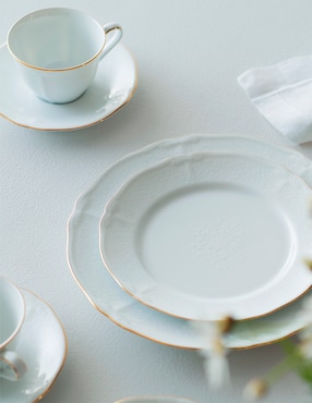 Vajilla Noritake Princes Bouquet Gold de porcelana para 12 personas