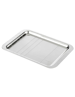 Bandeja decorativa Christofle Graphik de metal