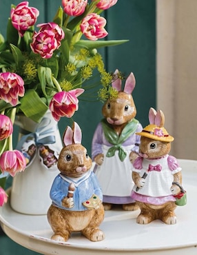 Figura decorativa de conejo Conejo Villeroy & Boch Bunny Tales de porcelana