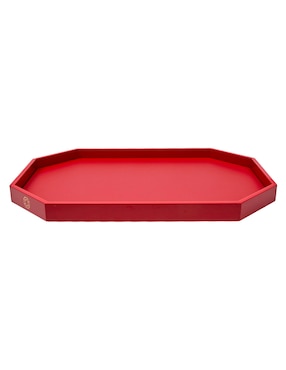 Charola decorativa Baccarat Octogone de madera
