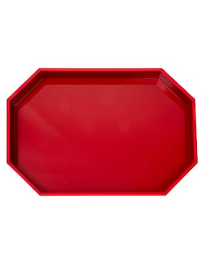 Charola decorativa Baccarat Octogone de madera