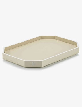 Charola de servicio Baccarat Octagone de madera