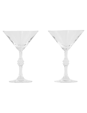 Set de copas para martini Baccarat Passion de cristal 2 piezas