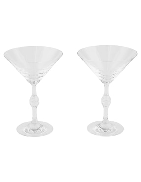 Set de copas para martini Baccarat Passion de cristal 2 piezas