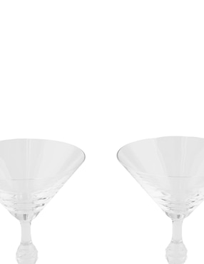 Set de copas para martini Baccarat Passion de cristal 2 piezas