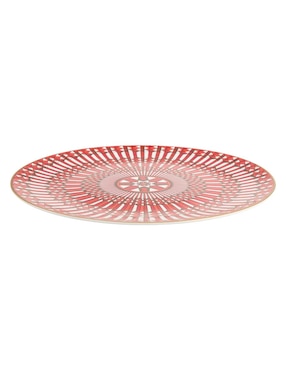 Plato base Baccarat Arcadia de porcelana
