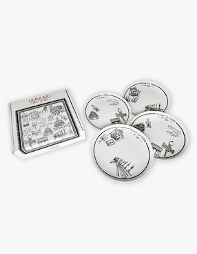 Set platos ensalada Waww La Table de porcelana