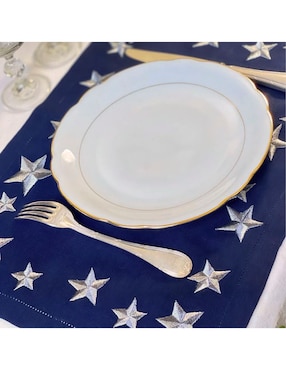 Mantel individual rectangular de lino Waww La Table Lucky