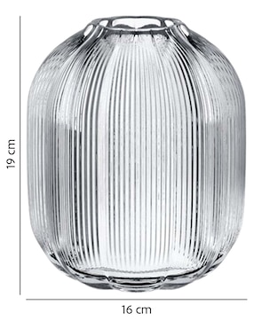 Florero Villeroy & Boch Fleur de vidrio