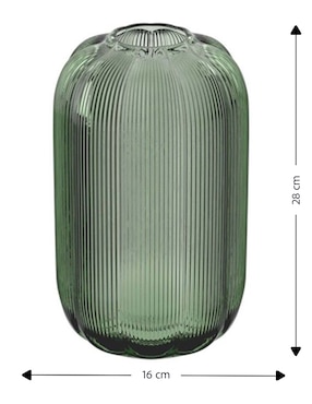 Florero Villeroy & Boch Fleur de vidrio