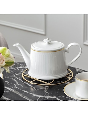 Tetera convencional Villeroy & Boch de porcelana