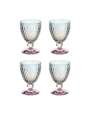 Set de copas para vino tinto Villeroy & Boch Boston de cristal 4 piezas