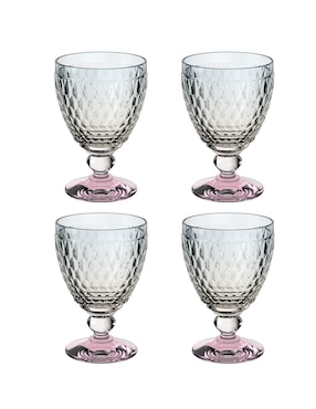 Set de copas para agua Villeroy & Boch Boston de cristal 4 piezas