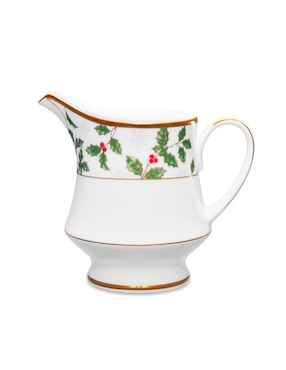 Cremera Noritake Holly & Berry de porcelana
