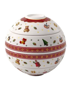 Set platos navideños Villeroy & Boch Toy's Delight de porcelana 5 piezas